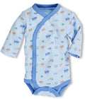Schnizler Romper Wrap Body Blue junior blauw maat 56
