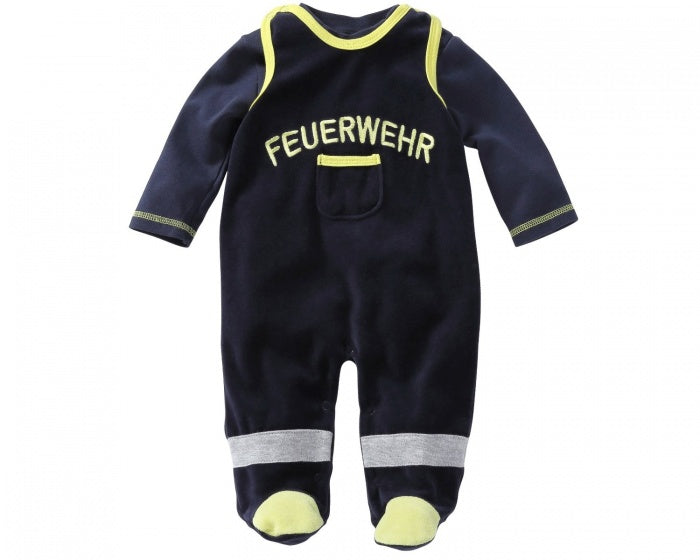 romperset Brandweer junior 2-delig navy mt 50
