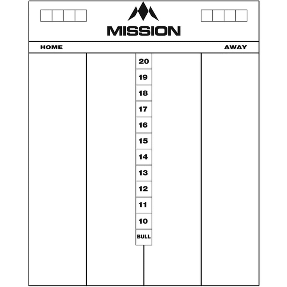 Mission Mission Marker Boards White 50x40