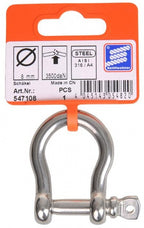 Proplus harpsluiting kort 8 mm - a4 rvs aisi 316 - 3.500 dan
