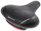 Buzaglo selle bassano zadel volare 3 zone d xl. met spanninga achterlicht + elastomeer
