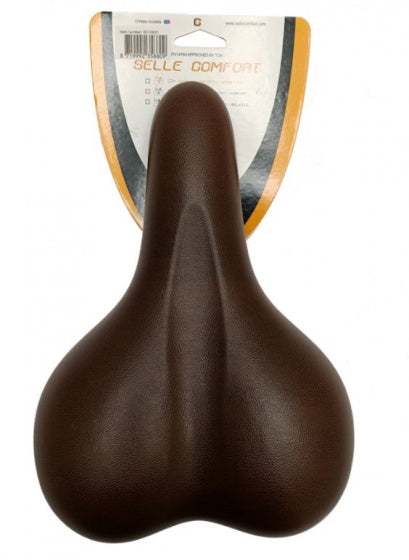 Selle comfort Zadel stadsfiets unisex bruin
