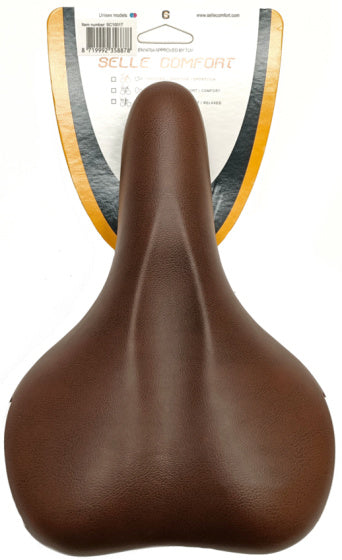 Selle comfort Zadel unisex bruin