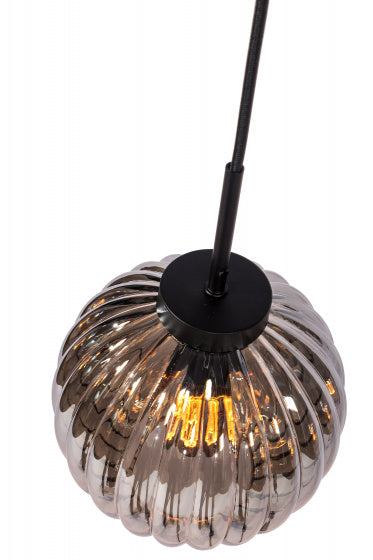 Sense' living Berlin hanglamp 18 x 150 cm E27 glas bruin