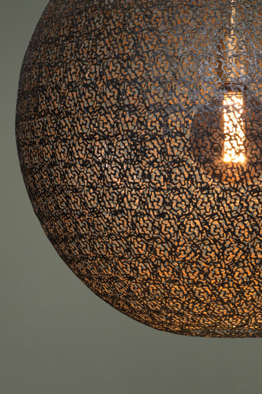 hanglamp L.A. XL 58 x 150 cm staal 40W zwart