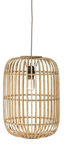 Sense' living Hanglamp Rio 46 x 114 cm bamboe 40W naturel