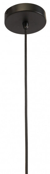 hanglamp Tokyo 40 x 160 cm E27 glas zwart