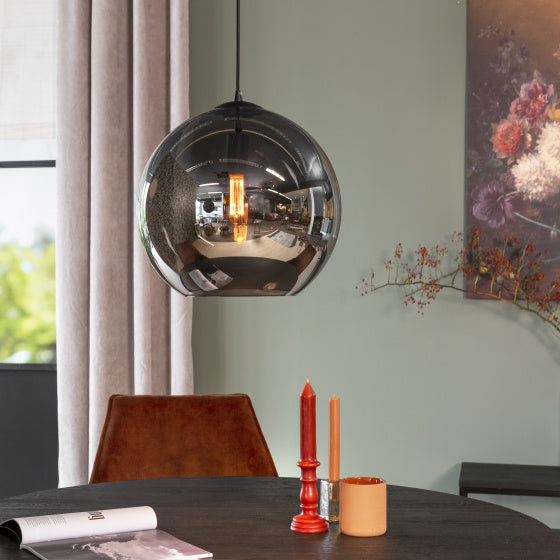 hanglamp Tokyo 40 x 160 cm E27 glas zwart
