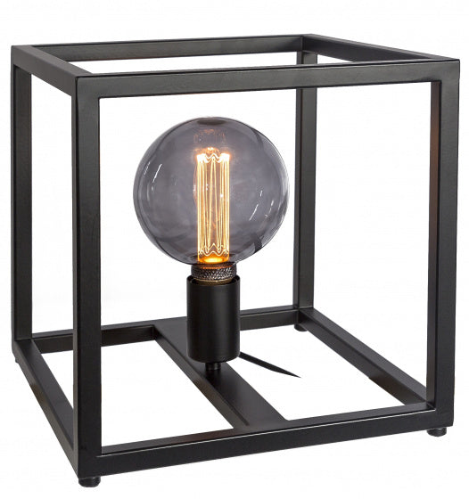 Sense' living Basel XL tafellamp 28 cm E27 staal 40W zwart
