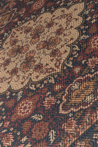 vloerkleed Perzian 160 x 230 cm textiel bruin