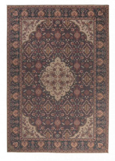 vloerkleed Perzian 160 x 230 cm textiel bruin