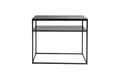 Sense' living Zoro wandtafel 90 x 40 cm hout/RVS zwart