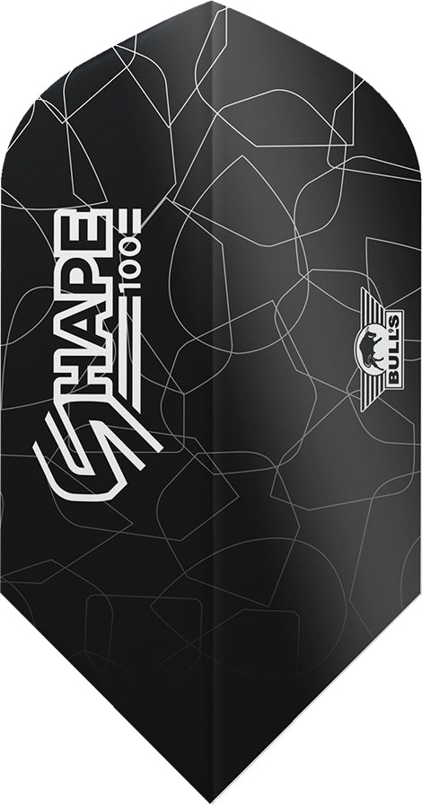 Bull's Shape 100 Black Slim Flight