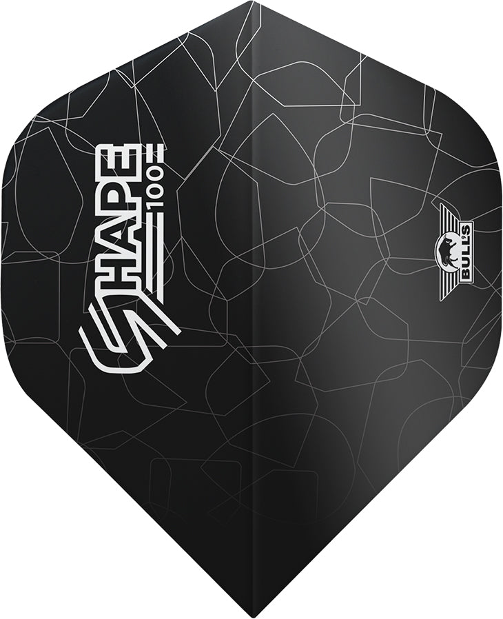 Bull's Shape 100 Black Std. Flight