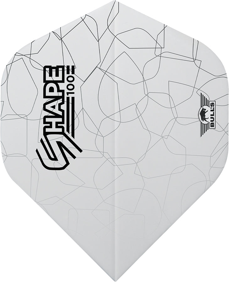 Bull's Shape 100 White Std. Flight
