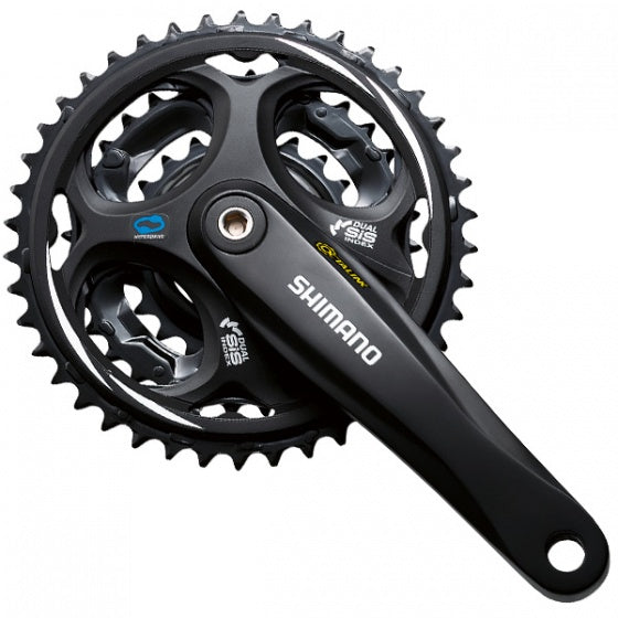 Shimano efcm311c888xl crankstel altus 7 8 spd. 170 48x38x28 zwart (-5 mm diep)