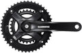 Shimano crankstel tourney ty501 46-30t 7 8s 170 mm zwart