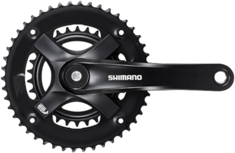 Shimano crankstel tourney ty501 46-30t 7 8s 170 mm zwart