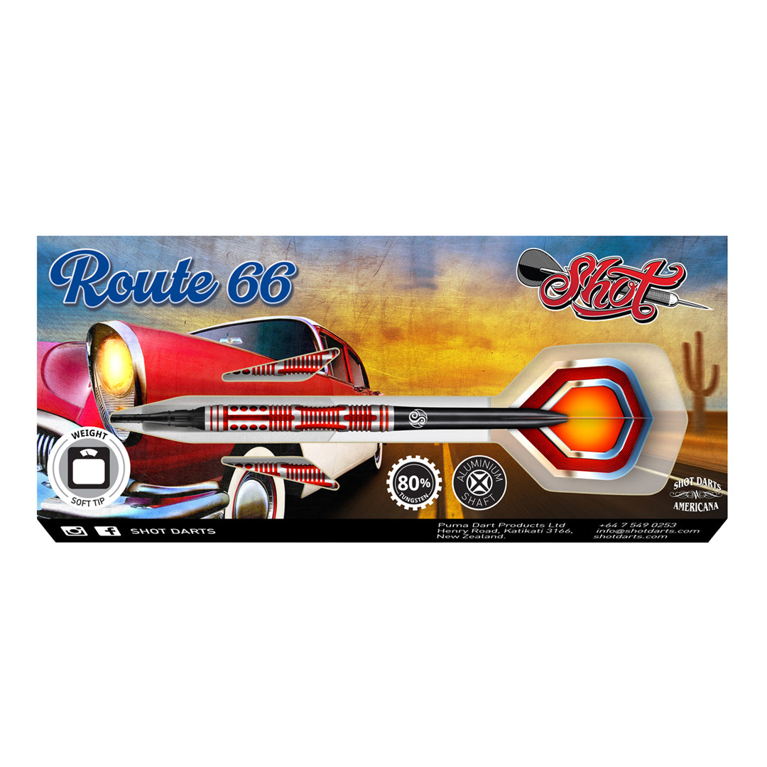 Softtip Shot Americana Route 66 80% 18 gram