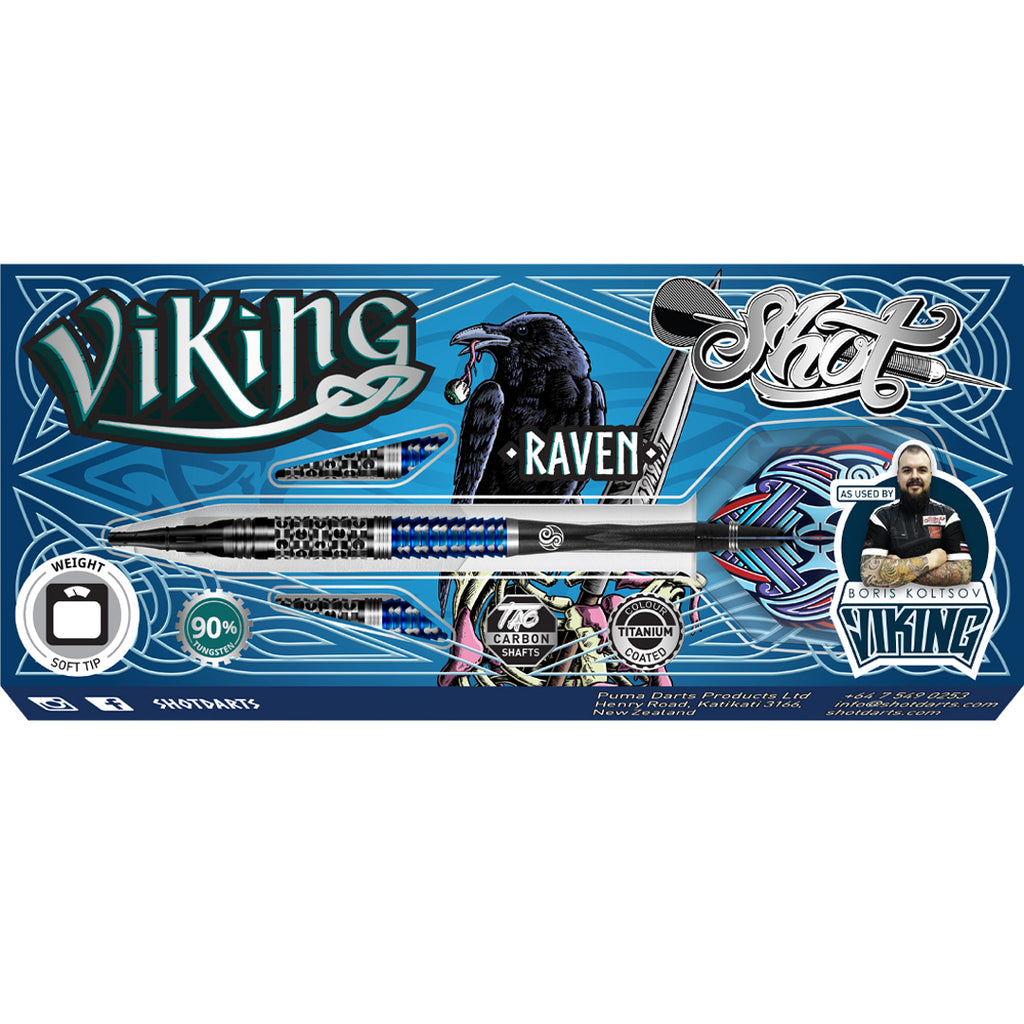 Softtip Shot Viking Raven 90% 18 gram