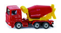 siku 0813 cement mixer 8,3cm rood geel