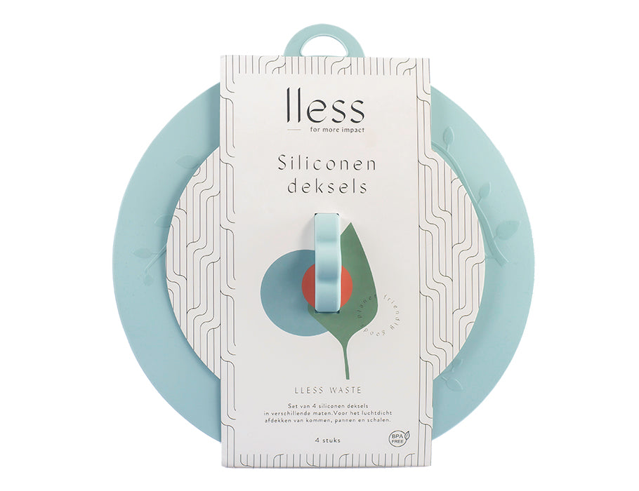 Lless Siliconen Deksels Set Van 4