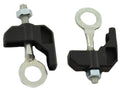 kettingspanners Gazelle 65 mm staal zilver/zwart 2 stuks