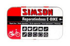 reparatieset e-bike staal wit/rood 14-delig
