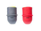 verlichtingsset Simmy led batterij rood/grijs