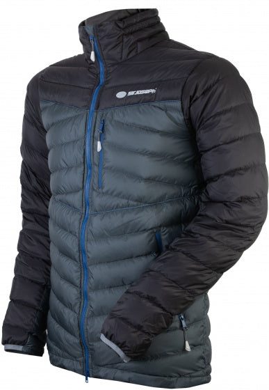 winterjas Atol heren polyester zwart/grijs maat XXL