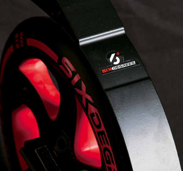 stuntstep Junior Voetrem Rood/Zwart