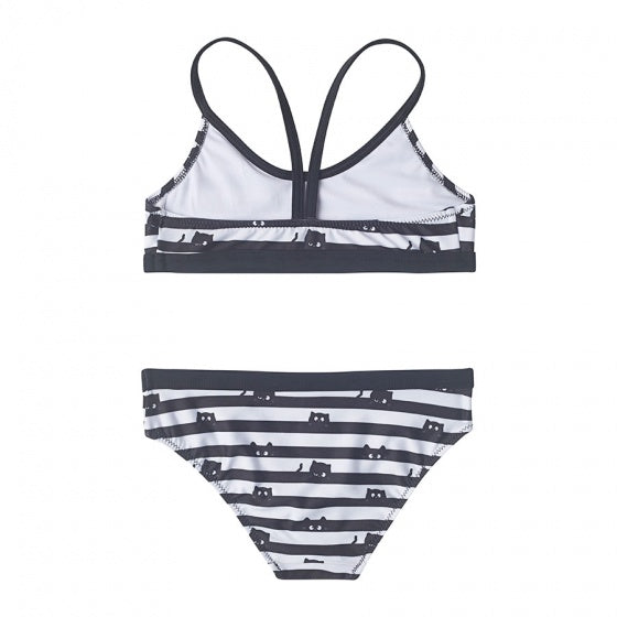 bikini Sneaky donkerblauw/wit meisjes maat 110