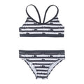 bikini Sneaky donkerblauw/wit meisjes maat 110