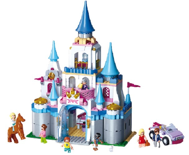 Girls Dream: speelpaleis blauw/roze (M38-B0610)