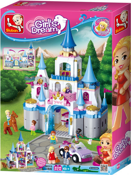 Girls Dream: speelpaleis blauw/roze (M38-B0610)