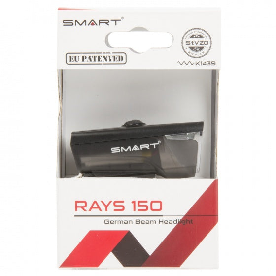 Smart usb-oplaadbare koplamp rays 150 usb