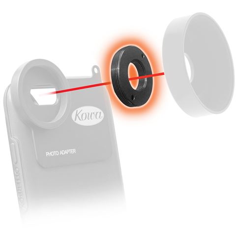 Kowa Smartoscope KM30-ZM13 Adapter M30 naar Zeiss M13