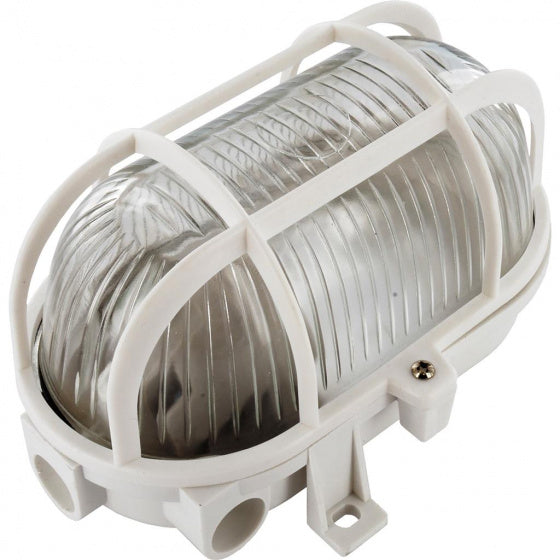 buitenlamp BE60W 12,2 x 17,1 cm E27 IP44 wit