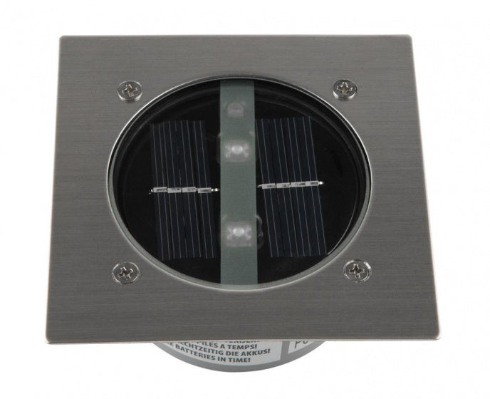 Ranex Ranex Ra-5000198 Vierkante Led Grondspot Geborsteld Rvs Glas (5000.198)