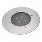 grondspot Carlo solar led 14 x 5 cm RVS zilver