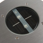 grondspot Carlo solar led 14 x 5 cm RVS zilver