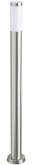 padverlichting 110 cm 1 x E27 RVS 20 Watt zilver
