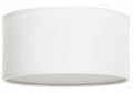 plafondlamp Mia 20 cm 1x E14 staal/textiel wit