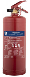 Smartwares fex-15030 - brandblusser poeder 3kg - incl ophangbeugel - brandklasse abc - bsi gecertificeerd