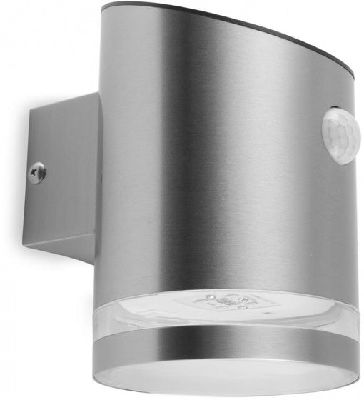 wandlamp Solar led 12V 16 x 14,5 cm RVS zilver