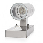 wandlamp 5000.257L 110 x 65 x 230 mm RVS zilver