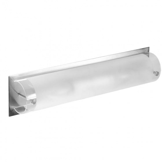wandlamp Modena 38 cm 1x E14 staal 40W zilver