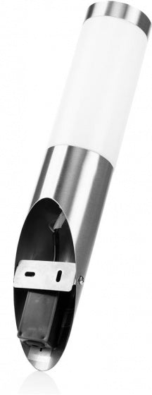 wandlamp RX1010 20W 7,6 x 39,5 cm RVS zilver