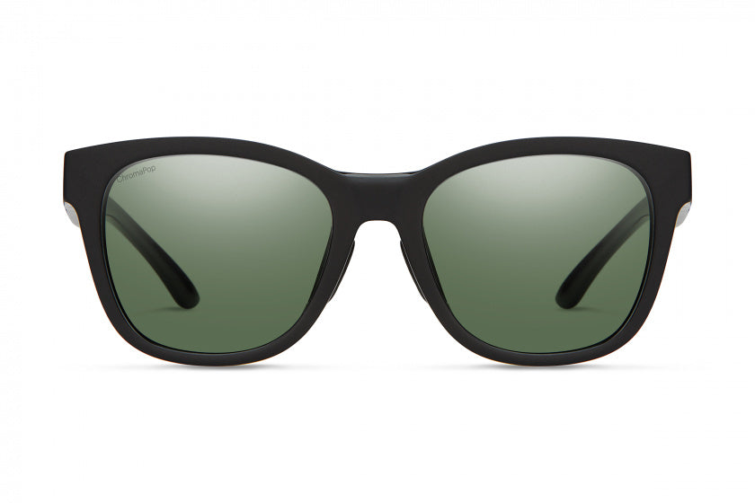 Caper zonnebril dames matzwart/ groen