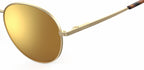 Zonnebril Prep unisex cat 3 polycarbonaat goud